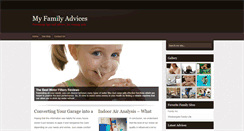 Desktop Screenshot of myfamilyadvices.com